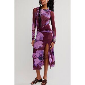 🆕 FREE PEOPLE Gianni Maxi Dress / Violet Siren Combo